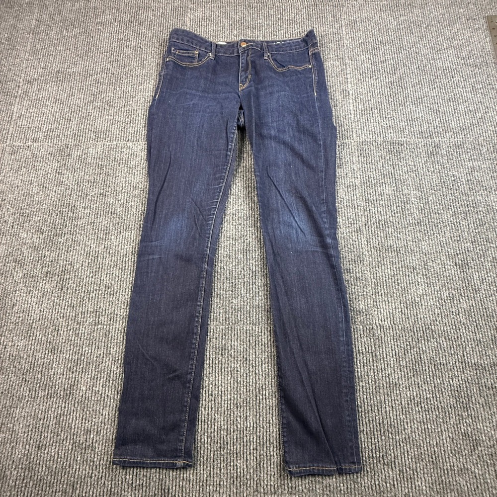Gap 1969 Always Skinny Jeans Womens 30XL Dark Rinse Blue Denim Stretch
